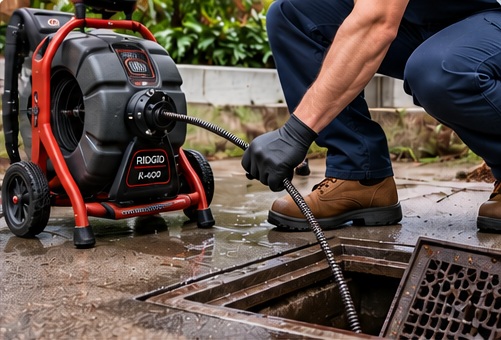 Illustrative example of blocked drains
