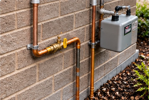 Illustrative example of gas leaks & repairs